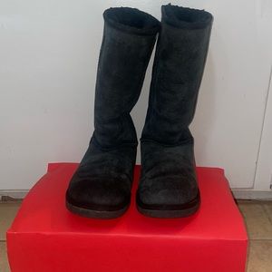 Black UGG boots